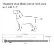 Red Nylon Reflective Dog Adjustable Dog with Metal Buckle L Size 18-22 inch Neck Heavy Duty for Medium Large Dogs