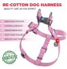 Re Cotton Dog Harness Eco Friendly Harness for Small Dogs Medium Large Dogs Reflective Dog Harness with Adjustable Size for Male Female Dogs L Size Pi