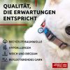 Reflective Cotton Dog Collar Eco Friendly Alt to Nylon Collar for Small Medium and Large Dogs Adjustable Male Female Dog Collar Brown Color 14-23 inch