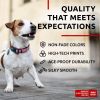 Nylon Dog Collar Adjustable for Large Dogs Small Medium Dogs for Boy Girl Dog Collars with Durable Plastic Buckle 9-14 inch Neck x 3/5 inch Wide Unico