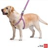 Purple Re Cotton Dog Harness Eco Friendly Dog Harness for Small Dogs S Size Reflective Dog Harness with QR ID Tag