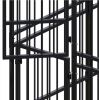 Outdoor Dog Kennel Steel 19.8 ft²