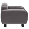 Dog Sofa Gray 31.5"x19.7"x15.7" Faux Leather