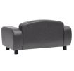 Dog Sofa Gray 31.5"x19.7"x15.7" Faux Leather