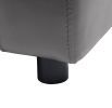 Dog Sofa Gray 31.5"x19.7"x15.7" Faux Leather