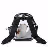 Transparent Pet Backpack Cat Backpack Carrier for Small Dog Kittens Breathable Mesh Window Travel Carrier Bag Weight up To 10lbs for Puppy Travel