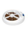 Automatic Pet Feeder 6-Meals Portion with Digital Timer Food Dispenser Wet and Dry Foods