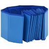 Foldable Dog Swimming Pool Blue 63"x11.8" PVC