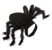 Pet Spider Costume Halloween Simulation Plush Spider Clothe with Adjustable Neck Paste Buckle for Dog Cats Pet