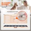 VEVOR Dog Ramp, Folding Pet Ramp for Bed, Adjustable Dog Ramp for Small, Large, Old Dogs & Cats, Wooden Pet Ramp with 39.3" Long Ramp.