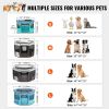 VEVOR Foldable Pet Playpen, 36 inch Portable Dog Playpen, Crate Kennel for Puppy, Dog, Cat, Premium Waterproof 600D Oxford Cloth, Removable Zipper.