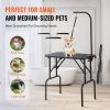 VEVOR Pet Grooming Table Arm with Clamp, 32''x18'' Dog Grooming Station, Foldable Pets Grooming Stand for Medium and Small Dogs.