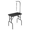 VEVOR Pet Grooming Table Arm with Clamp, 32''x18'' Dog Grooming Station, Foldable Pets Grooming Stand for Medium and Small Dogs.