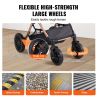 VEVOR Pet Stroller, 4 Wheels Dog Stroller Rotate with Brakes, 66 lbs Weight Capacity, Puppy Stroller with Detachable Carrier.