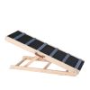 VEVOR Dog Ramp, Folding Pet Ramp for Bed, Adjustable Dog Ramp for Small, Large, Old Dogs & Cats, Wooden Pet Ramp with 41.3" Long Ramp.