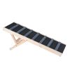 VEVOR Dog Ramp, Folding Pet Ramp for Bed, Adjustable Dog Ramp for Small, Large, Old Dogs & Cats, Wooden Pet Ramp with 39.3" Long Ramp.