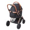 VEVOR Pet Stroller, 4 Wheels Dog Stroller Rotate with Brakes, 66 lbs Weight Capacity, Puppy Stroller with Detachable Carrier.