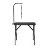 VEVOR Pet Grooming Table Arm with Clamp, 32''x18'' Dog Grooming Station, Foldable Pets Grooming Stand for Medium and Small Dogs.