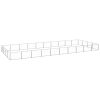 Dog Kennel Silver 430.6 ftÂ² Steel