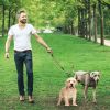 Mesh Pet Harness With Pouch