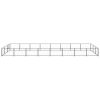 Dog Kennel Black 258.3 ftÂ² Steel