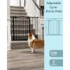39.6' Dog Gate for Stairs & Doorways, 30" Tall Baby Gate Pressure Mount Pet Gates, Easy Step Auto Close Both Sides Walk Thru