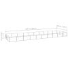 Dog Kennel Silver 322.9 ftÂ² Steel